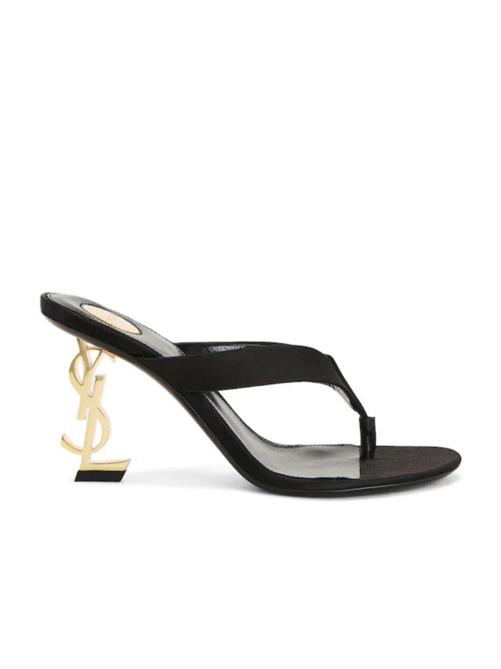 Saint Laurent Opyum Logo Plaque Mules